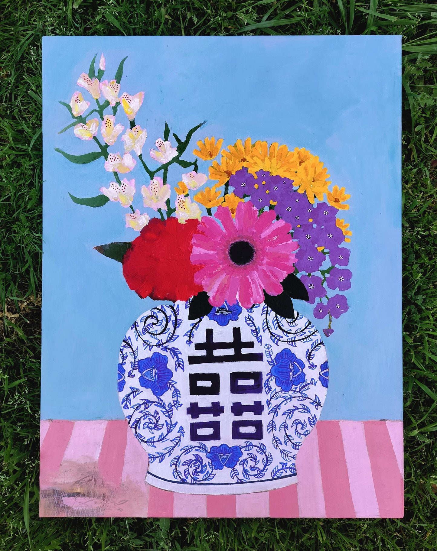 "Double Happy" 18x24